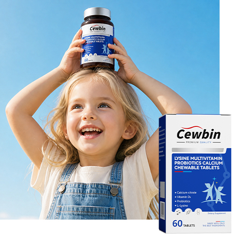 Cewbin 赖氨酸多维益生菌钙片